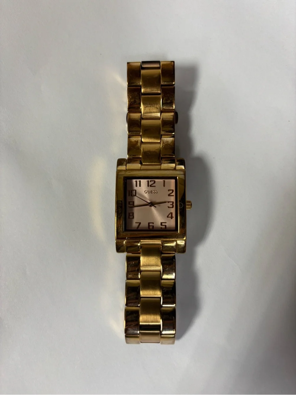 Guess Stylist Rose Gold Tone Stainless Steel Watch